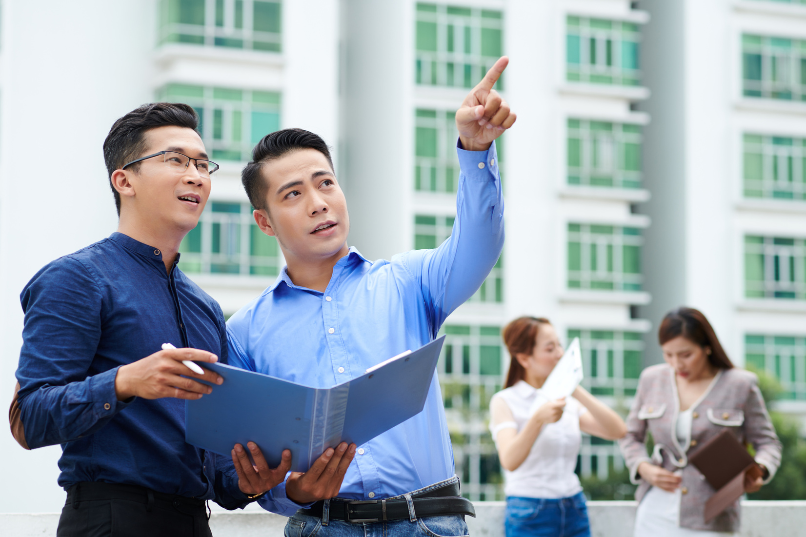 Investors Meeting on Rooftop